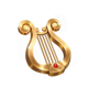 blessings of zeus harp symbol icon