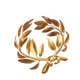 blessings of zeus laurel symbol icon