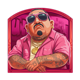 bloody pesos cholo character symbol icon