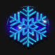 bloxx arctic snowflake symbol icon