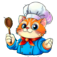 bone appetit chef cat 2 symbol icon