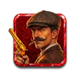 bonus bullets man symbol icon