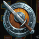 book of heroes shield symbol icon