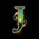 book of oz lock n spin j symbol icon