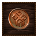 book of thieves copper coin symbol icon