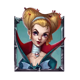 brides of dracula hold win woman blonde symbol icon