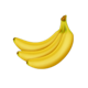 bubbly fruits banana symbol icon