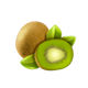 bubbly fruits kiwi symbol icon