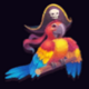 buccaneer deluxe parrot symbol icon