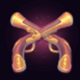 buccaneer deluxe pistols symbol icon