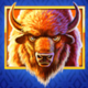 buffalo blitz mega merge bison symbol icon