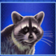 buffalo blitz mega merge racoon symbol icon