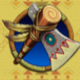 buffalo run quad axe symbol icon