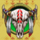 buffalo run quad skull symbol icon