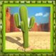 bullets and dynamite cactus symbol icon