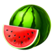 burning power bell link boost watermelon symbol icon