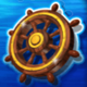 captain cashfall megaways boat wheel symbol icon