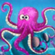 captain shark octopus symbol icon
