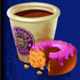 cash bandits 2 donut symbol icon
