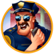 cash bandits cop symbol icon