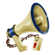 cash bandits megaphone symbol icon