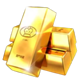 cash eruption big bank breakout gold bars symbol icon
