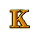 cash falls pirates trove k symbol icon