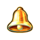 cash ultimate bell symbol icon