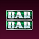 cash vegas doublebar symbol icon