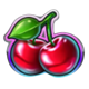cash volt supercharged red cherries symbol icon