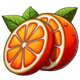 celtic princess orange slices symbol icon