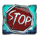 chaos crew 3 stop symbol icon