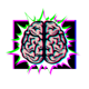 chaos crew brain symbol icon
