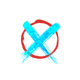 chaos crew x symbol icon