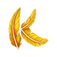 chicken burst k symbol icon