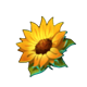 chickenville power combo sunflower symbol icon