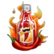chilli hunter bandidos hot sauce symbol icon