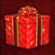 christmas bonanza red symbol icon