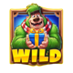 christmas gold heist wild symbol icon