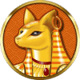 cleopatra plus cat symbol icon