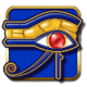 cleopatra plus eye symbol icon
