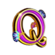 cleopatra triple fortune q symbol icon
