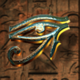 cleopatras pyramid ii eye symbol icon