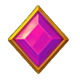 clover brew diamond symbol icon
