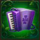 clover brew music symbol icon