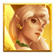 clover fortunes yellow woman symbol icon