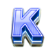 clover rush 1000 blue k symbol icon