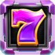clover rush 1000 lucky seven symbol icon