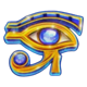 coin kingdom egyptian eye symbol icon
