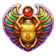 coin kingdom egyptian scarab symbol icon